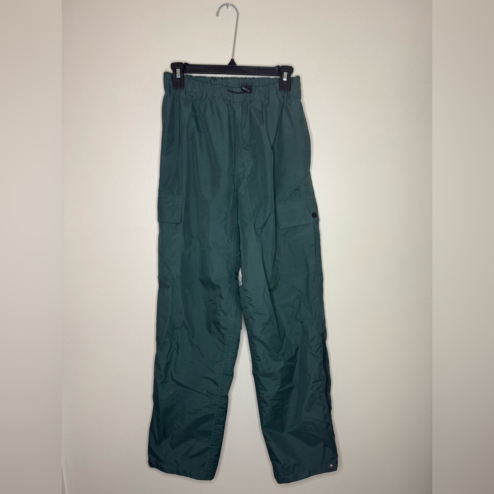 Field & Stream Men's Cargo Pants‎ Green Outdoor Hiking Fishing Zip Leg Size:S